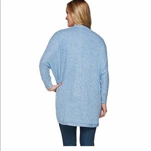 Studio by Denim&Co dolman sleeve cocoon cardi